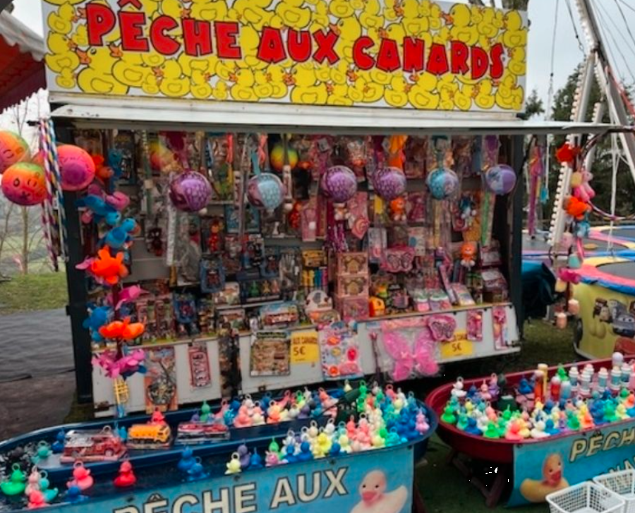 Stand pêche aux canards