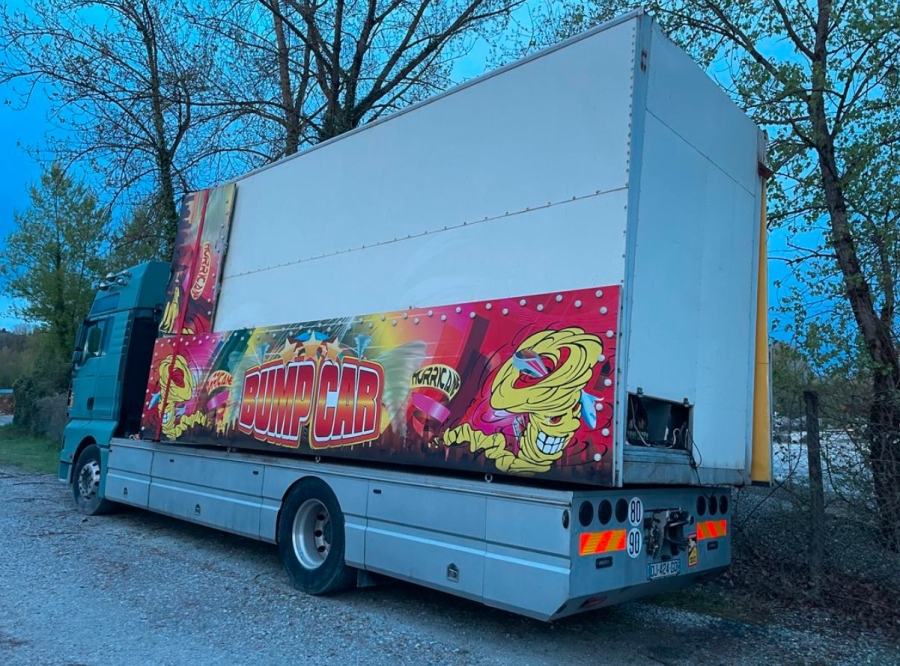 Vends piste manège forain
