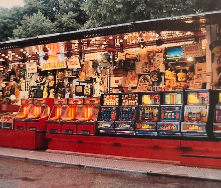 Manège forain cascade jeux