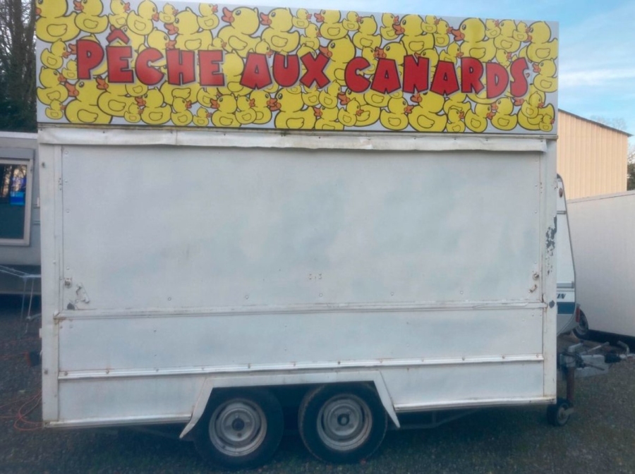 Remorque pêche aux canards