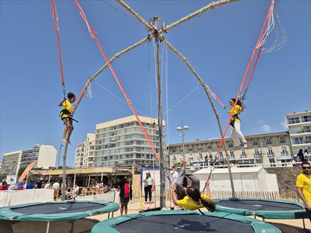TRAMPOLINE BUNGY 4 PLACES ARAIGNÉE
