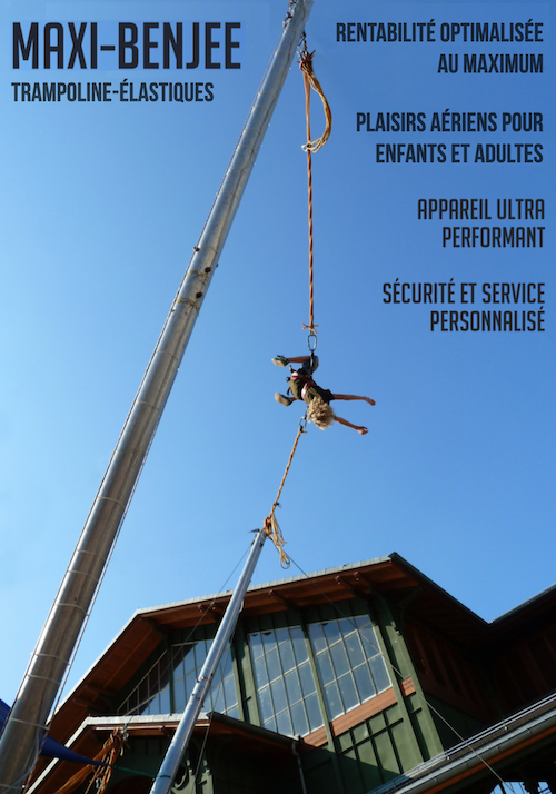 Trampoline avec élastiques